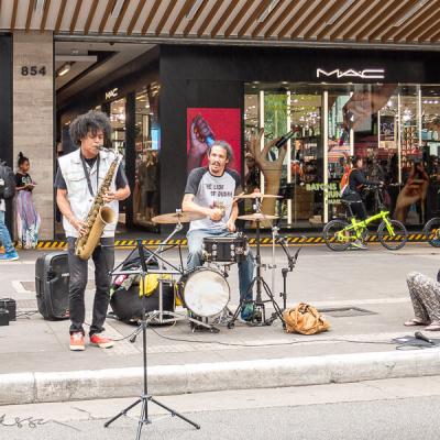Saopaolo Avpaulista Streetlife Saxophone And Drum Player900