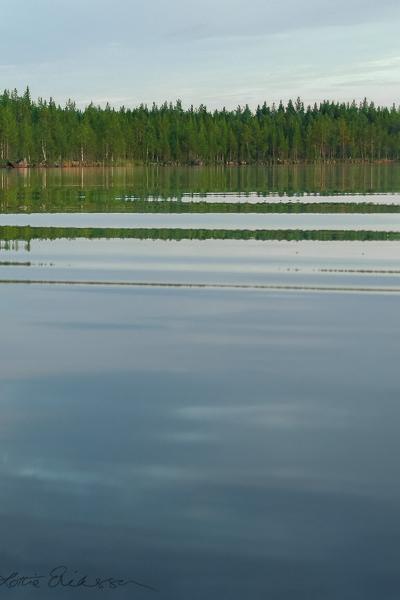 Se Lake Tranquil Forest Reflections Green Blue