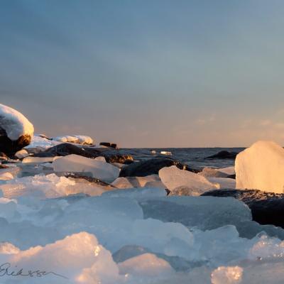 Se Gulfofbothnia Winter Icefloes Rocks Sea Sunset900