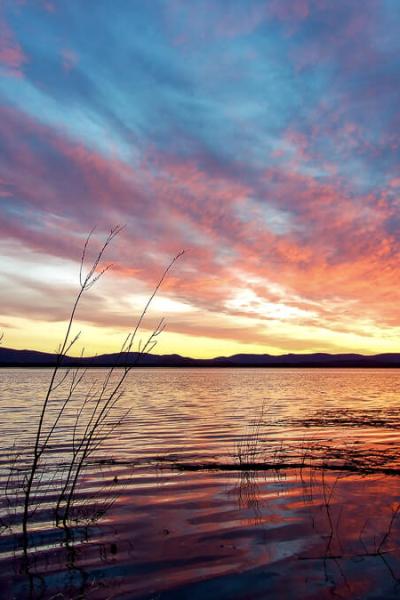 Se Norrbotten Lake Spring Crazy Sunset Sky Mountains900