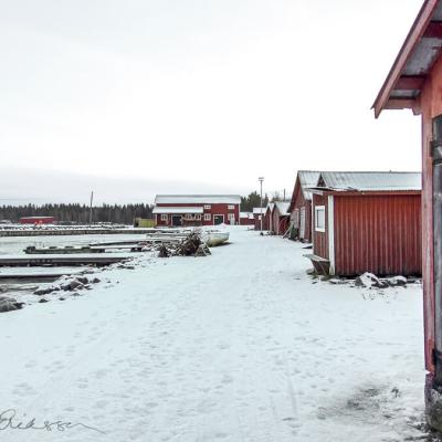 Se 08 Winter Fishingport Boathouses Jetties Snow Ice