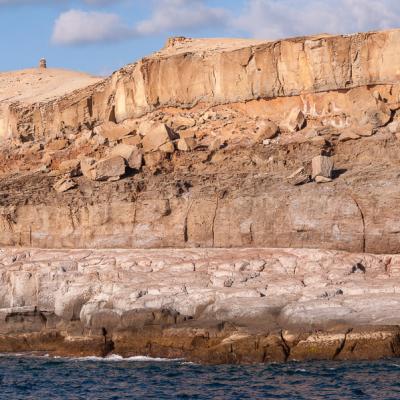 Es Grancanaria Coastline Mountainpeak Layers Blue Sky900