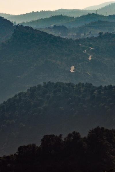 Es Mountains Disappearing Road Afar Es Mountains Disappearing Road Afar