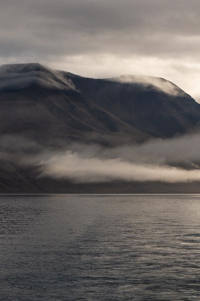 No Svalbard Seaside Mountain Low Clouds No Svalbard Seaside Mountain Low Clouds