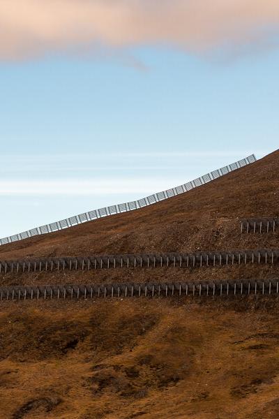 Svalbard Longyearbyen Sky Mountainridge Avalanche Protection900