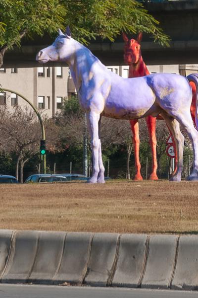 Spain Horses Statues Colourful Roundabout900 Spain Horses Statues Colourful Roundabout900
