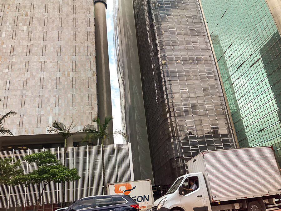 Saopaolo Skyscraper Facades Marble Glass Reflections900