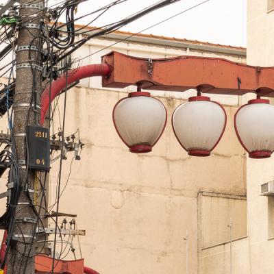 Saopaolo Japantown Streetlamps Electricity Wires00