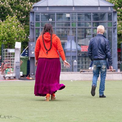 Colors Green Red Purple Woman W Braids900