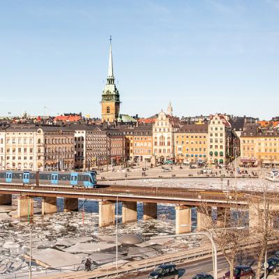 Se Stockholm Gamlastan Kornhamnstorg Early Spring